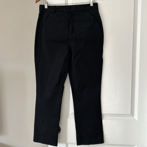 Maeve By Anthropologie Black Dress Trousers w Welt Pockets, Belt Loops Size 8 - Picture 11 of 12